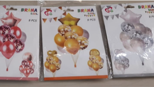 9pcs table stand balloons