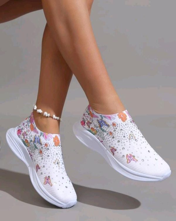 Floral sneakers