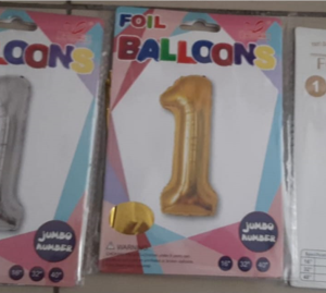 Numbers Foil Balloons
