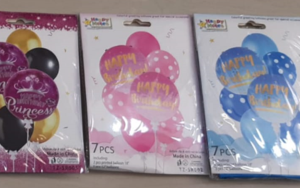 7pcs table stand balloons