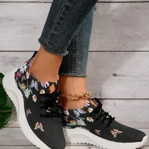 Floral Butterfly Sneakers