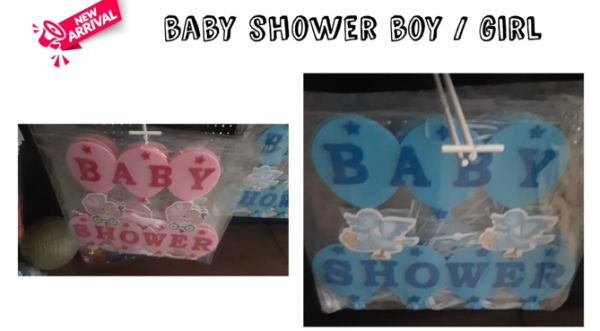 Baby shower accessories