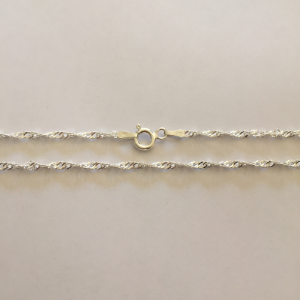 30 Singapore Sterling Silver Chain (50cm)