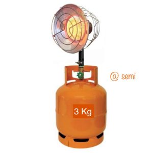 3kg Gas Bottle with Heater