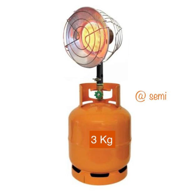 3kg Gas Bottle with Heater