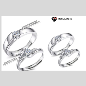 Moissanite ring